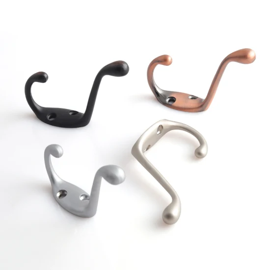 Oukali American Retro Style Simple Hardware Hook Coat Hooks Wall Mounted Hotel Dorm Bedroom Bathroom Interior Hooks